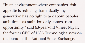 Indian tech companies are spawning an ‘ambitionless’ generation Indian tech companies are spawning an ‘ambitionless’ generation