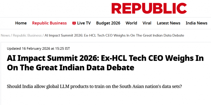 AI Impact Summit 2026 - Data base debate